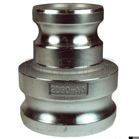 Dixon Type AA Global Cam and Groove Spool Adapter, 2 x 3 in, Male Adapter G2030-AA-SS